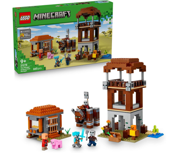 LEGO Minecraft 21278 Kryjówka rozbójników i dewastatorów - 1331614 - zdjęcie 2